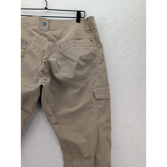 Kuhl Renegade Cargo Hiking Pants 36x32 Lightweight Beige Stretchy Breathable - Picture 13 of 16
